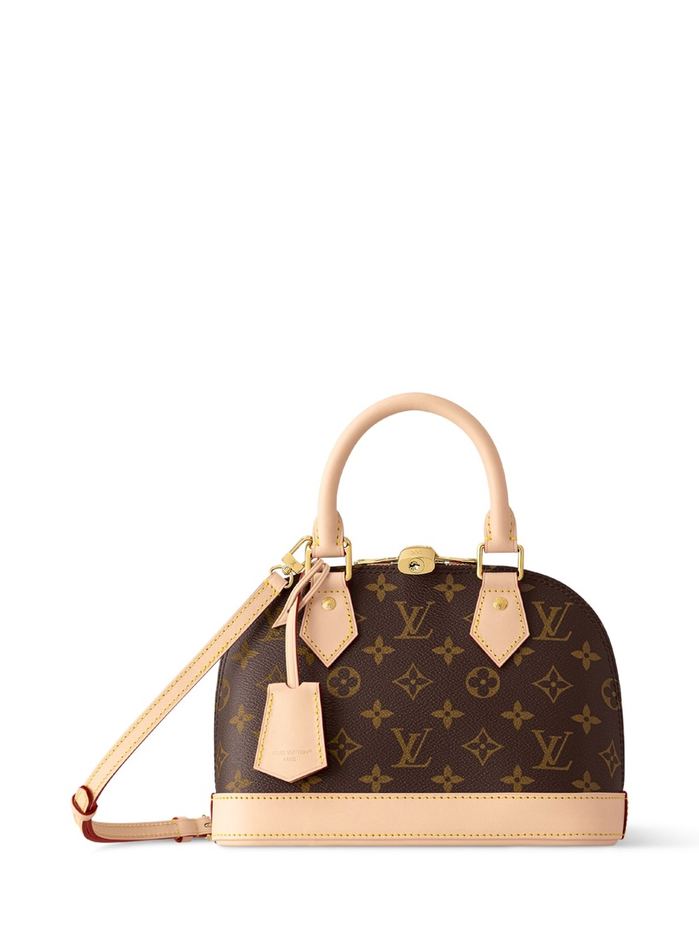Louis Vuitton Monogram Alma BB Satchel in Brown and Vachetta